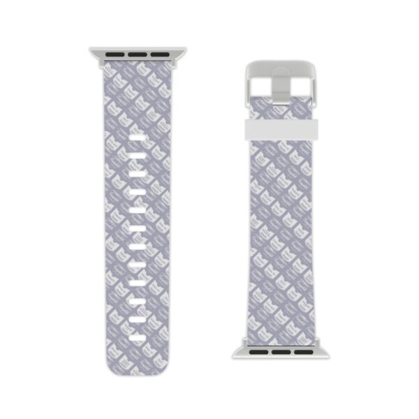 Pop Art Soup Can Watch Band for Apple Watch (White on Silver) - Image 26