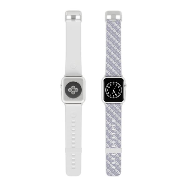 Pop Art Soup Can Watch Band for Apple Watch (White on Silver) - Image 25