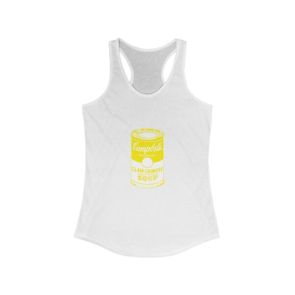 Yellow Pop Art Can Women's Ideal Racerback Tank - Image 9