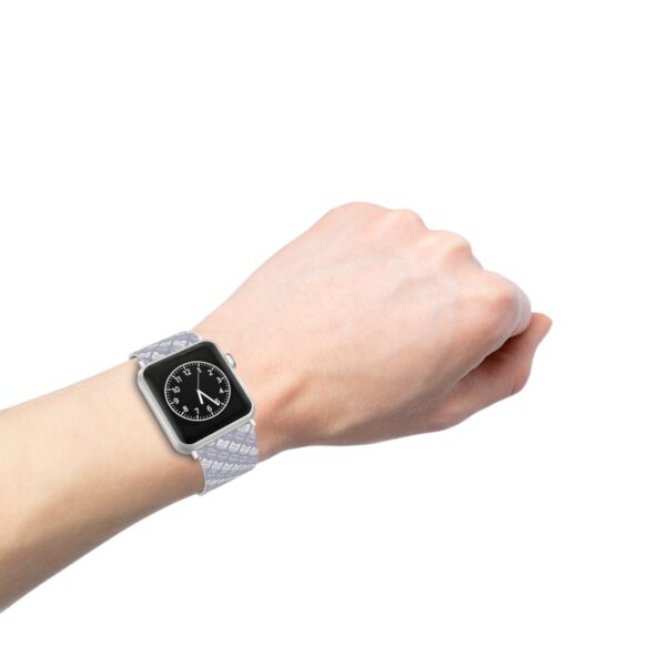 Pop Art Soup Can Watch Band for Apple Watch (White on Silver) - Image 33