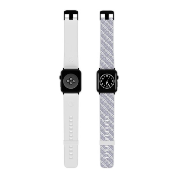 Pop Art Soup Can Watch Band for Apple Watch (White on Silver) - Image 19