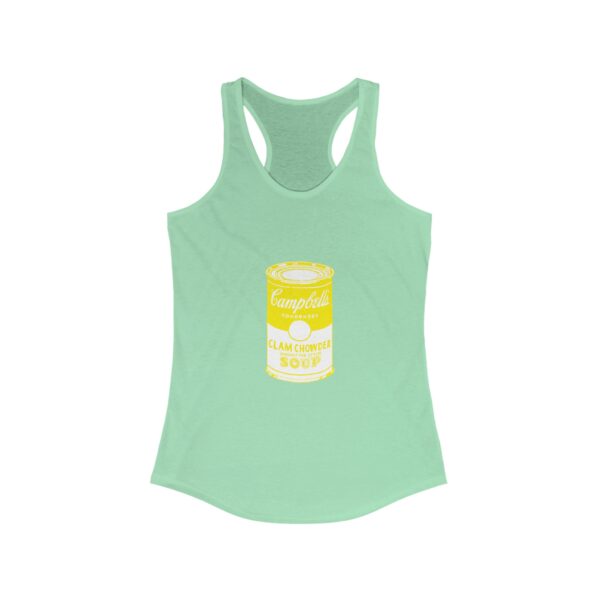 Yellow Pop Art Can Women's Ideal Racerback Tank - Image 13