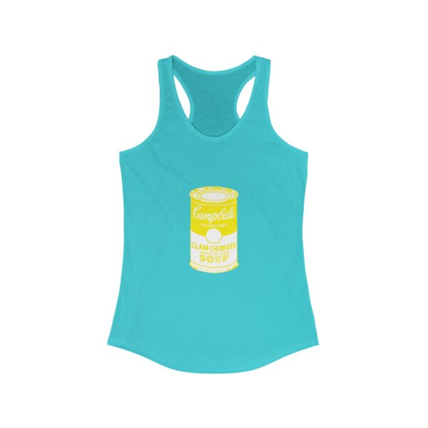 Yellow Pop Art Can Women's Ideal Racerback Tank - Image 25