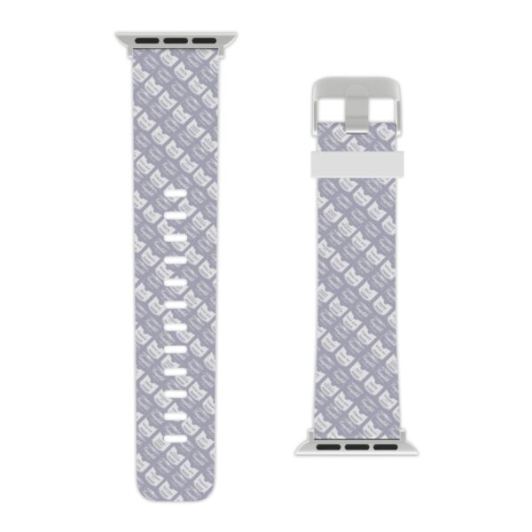 Pop Art Soup Can Watch Band for Apple Watch (White on Silver) - Image 35