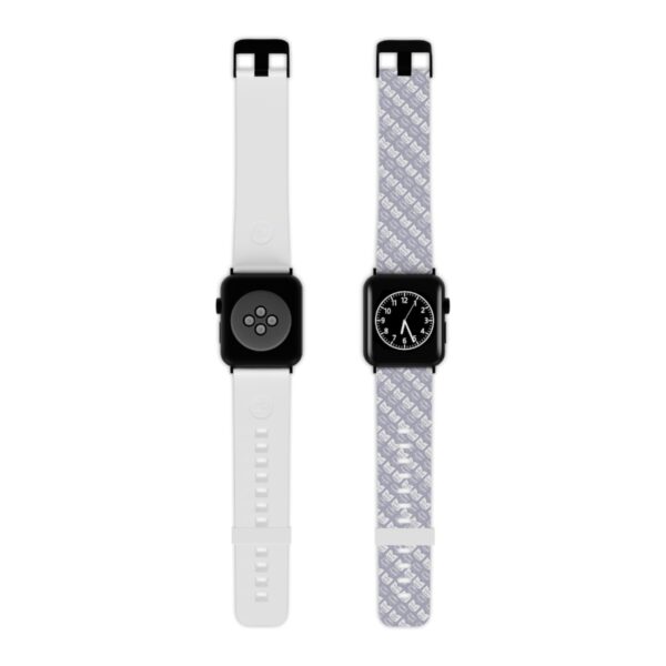 Pop Art Soup Can Watch Band for Apple Watch (White on Silver)