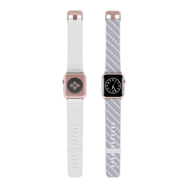 Pop Art Soup Can Watch Band for Apple Watch (White on Silver) - Image 22