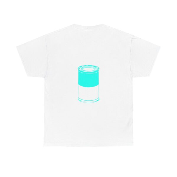 Cyan Pop Art Soup Can T-Shirt - Image 9