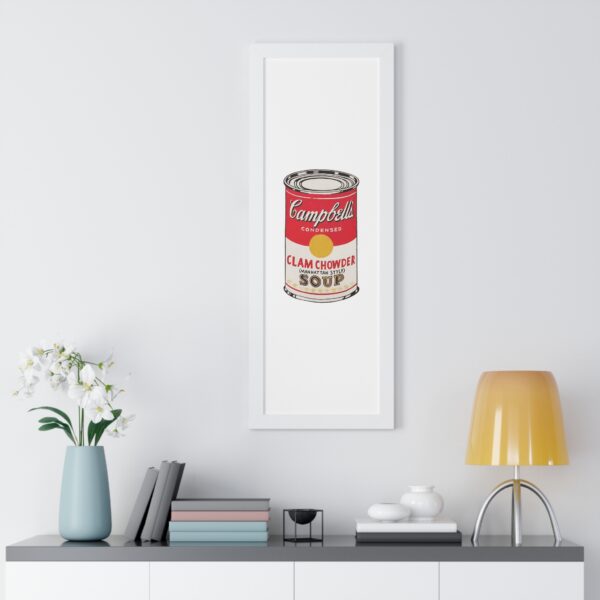 Framed Pop Art Soup Can Poster - Image 33