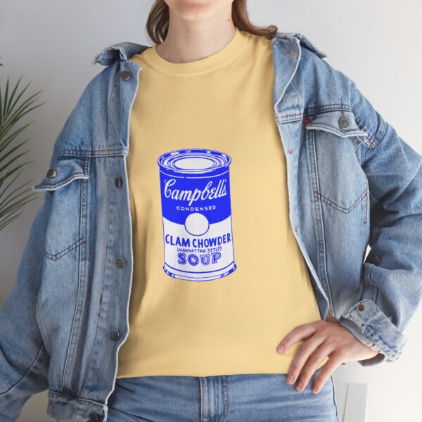 Blueberry Pop Art Soup Can T-Shirt - Image 7