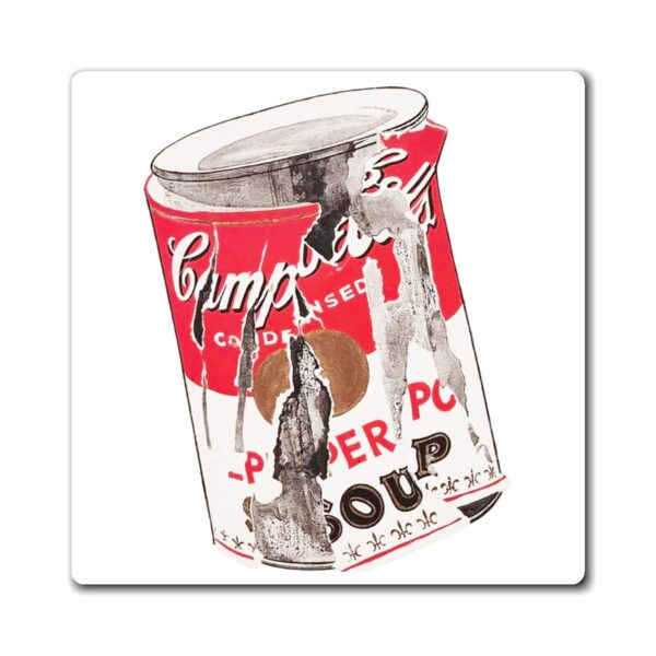 Crushed Pop Art Soup Can Fridge Magnet - Image 6