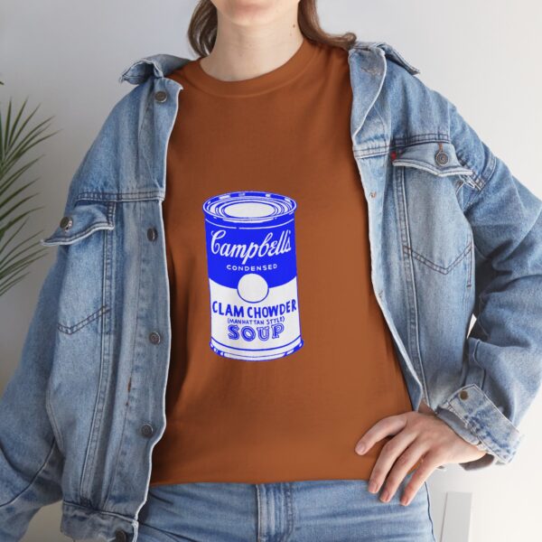 Blueberry Pop Art Soup Can T-Shirt - Image 16