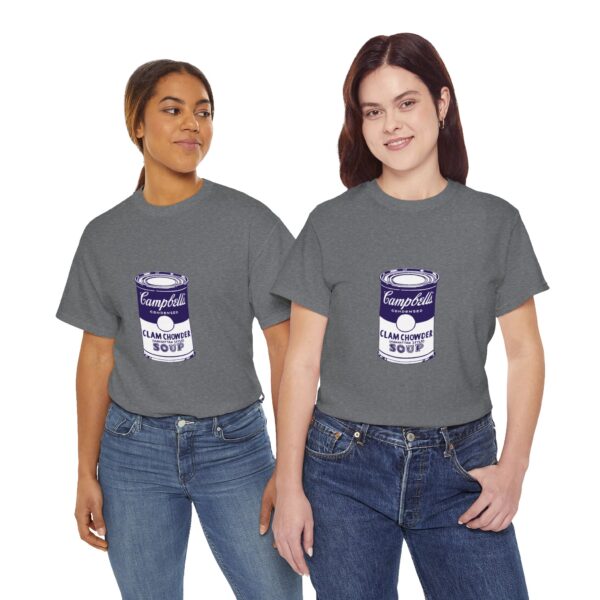 Deep Purple Pop Art Soup Can T-Shirt - Image 7