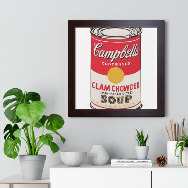 Framed Pop Art Soup Can Poster - Image 21