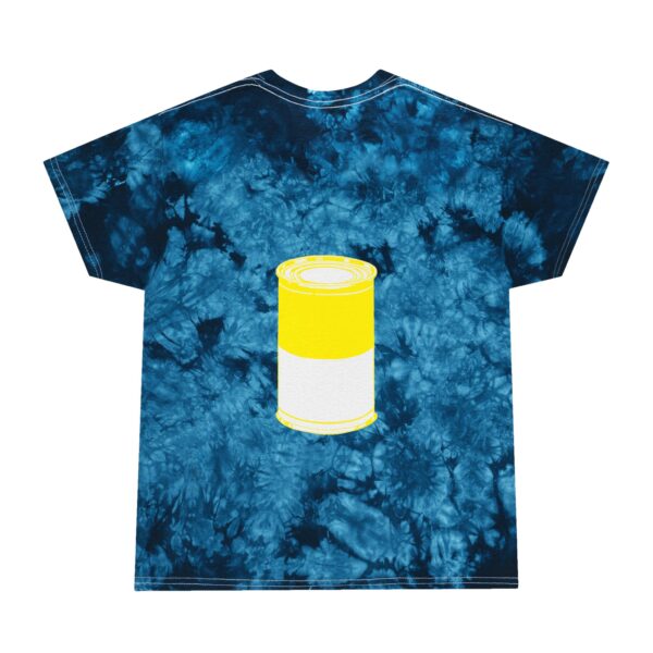 Yellow Pop Art Soup Can Tie-Dye Tee, Crystal - Image 4