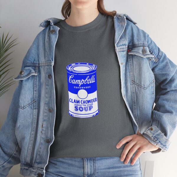 Blueberry Pop Art Soup Can T-Shirt - Image 4