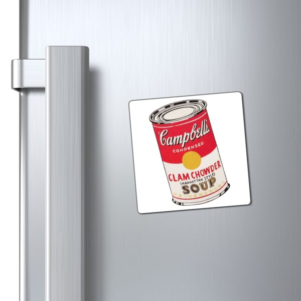 Pop Art Soup Can Fridge Magnet