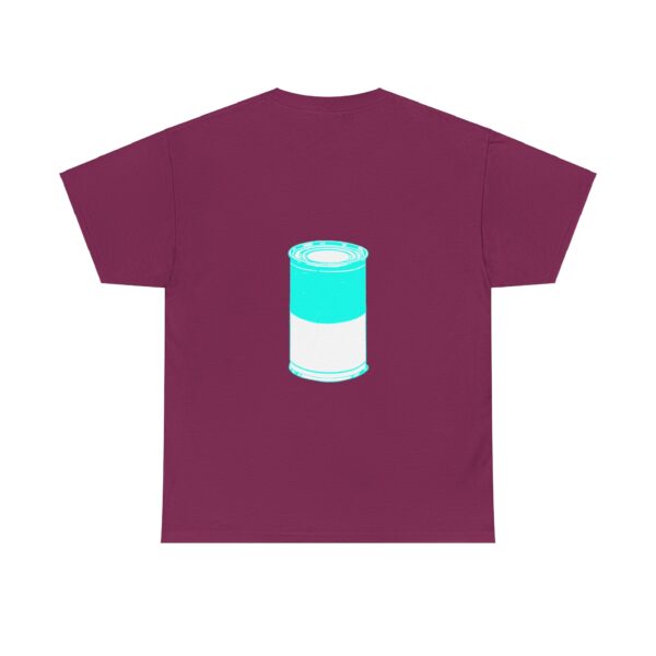 Cyan Pop Art Soup Can T-Shirt - Image 12