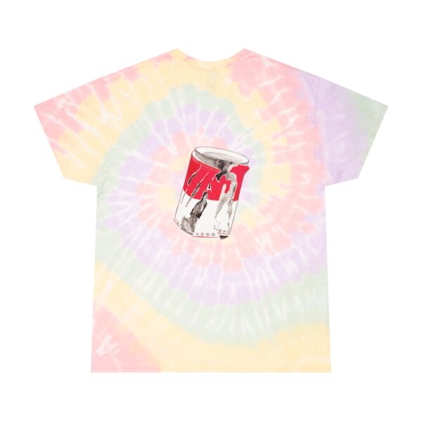 Trashed Pop Art Soup Can Tie-Dye Tee, Spiral - Image 4