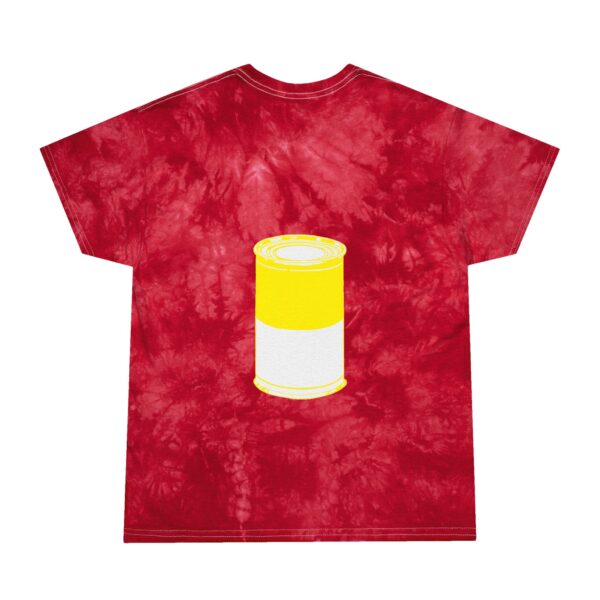 Yellow Pop Art Soup Can Tie-Dye Tee, Crystal - Image 8