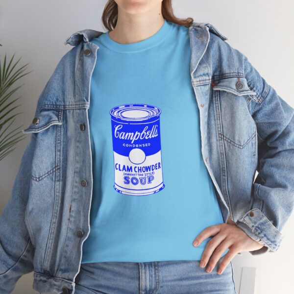 Blueberry Pop Art Soup Can T-Shirt - Image 13