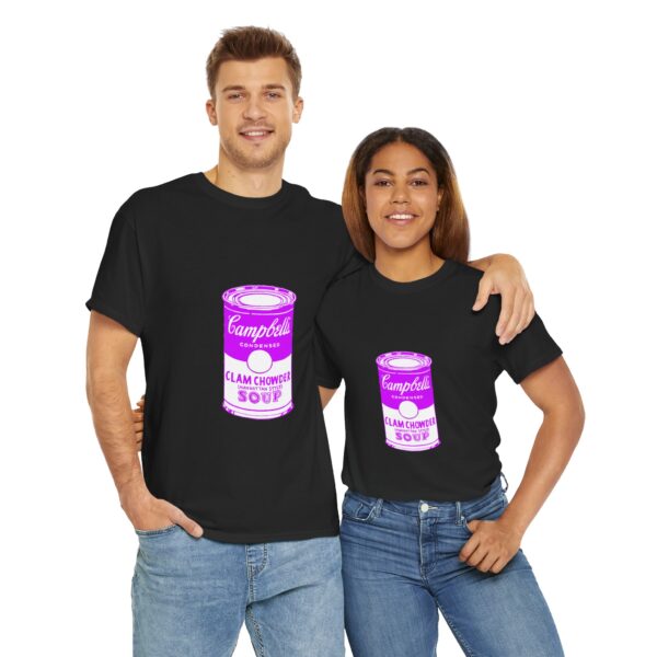 Pink Pop Art Soup Can T-Shirt - Image 10