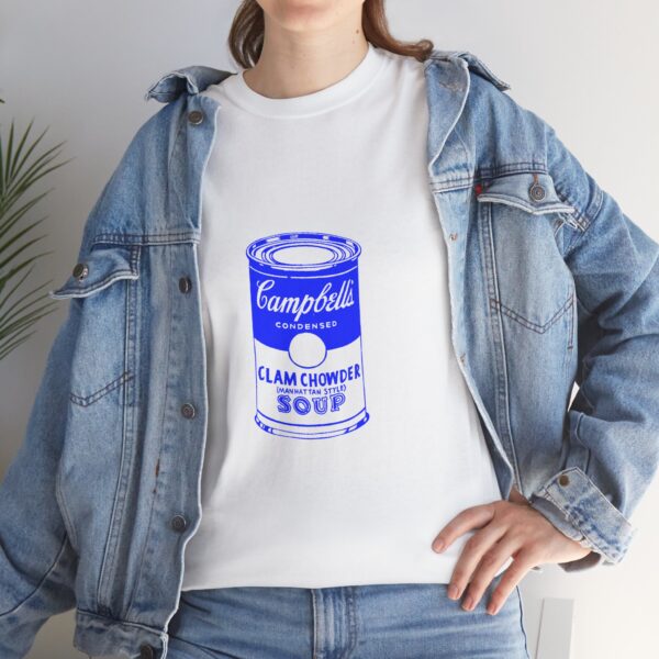 Blueberry Pop Art Soup Can T-Shirt - Image 10